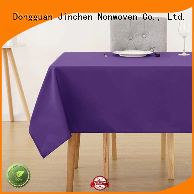Jinchen non woven table covers with customized service for sale