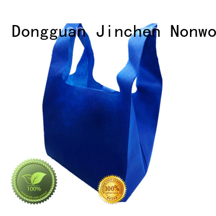 Jinchen degradable non woven shopping bag with customized logo for sale