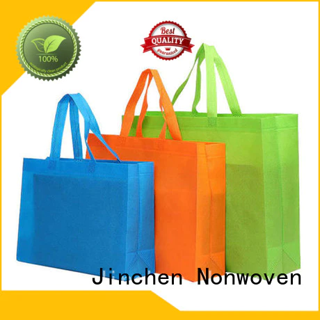 Jinchen non woven tote bags wholesale handbags for supermarket