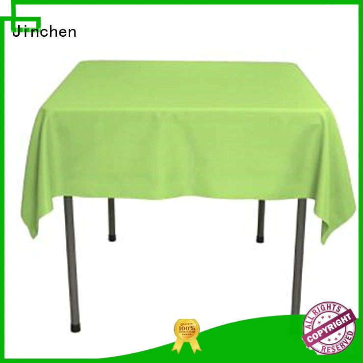 Jinchen new nonwoven tablecloth company for restaurant