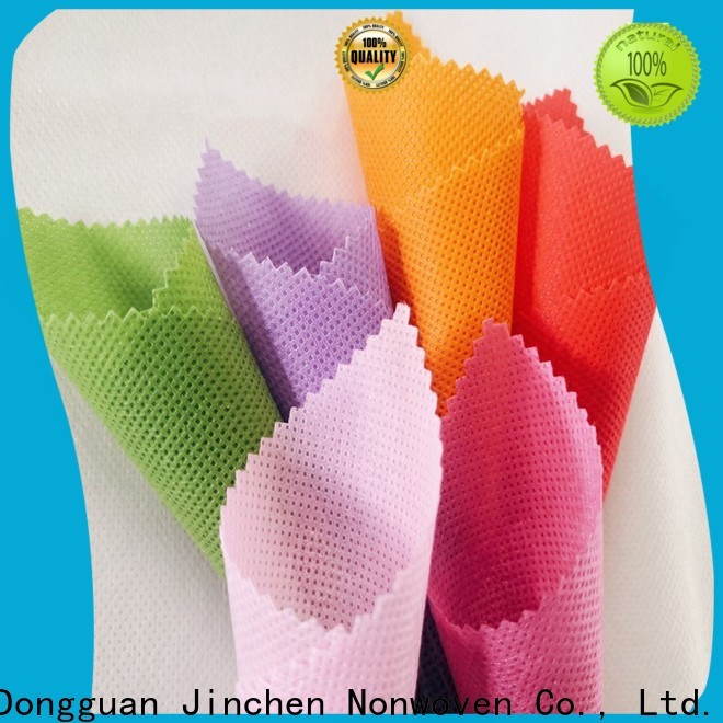 Jinchen reusable pp spunbond non woven fabric factory for furniture