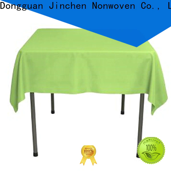 Jinchen non woven table covers for busniess for restaurant