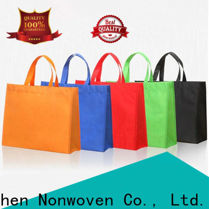 Jinchen u cut non woven bags with customized logo for supermarket