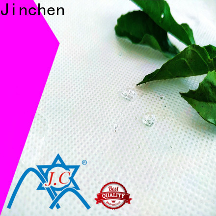 Jinchen waterproof pp spunbond non woven fabric manufacturer for sale