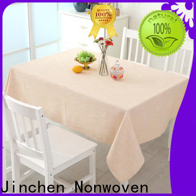 Jinchen nonwoven tablecloth with printing for restaurant