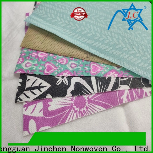 Jinchen top non woven printed fabric rolls manufacturer for furniture