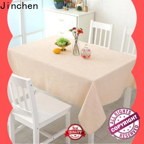 Jinchen professional non woven fabric tablecloth factory for dinning room
