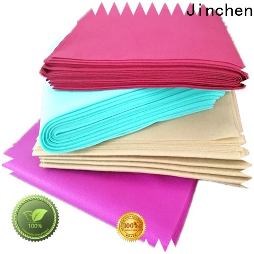 Jinchen low cost tnt non woven material chinese manufacturer for restaurant