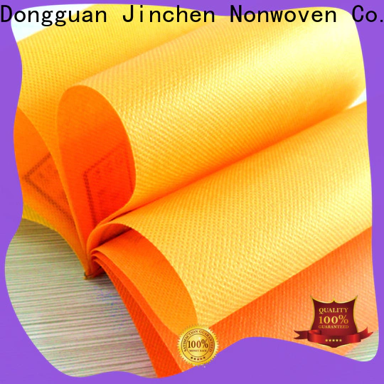 Jinchen colorful pp spunbond nonwoven fabric spot seller for furniture