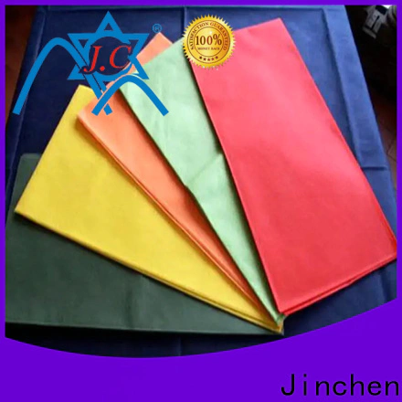 Jinchen good selling pp non woven fabric factory for bed
