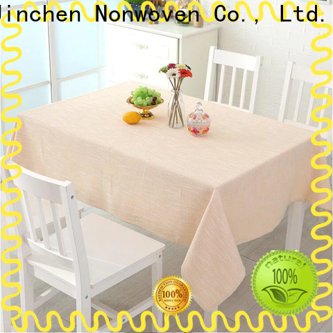 custom non woven fabric tablecloth producer for dinning room