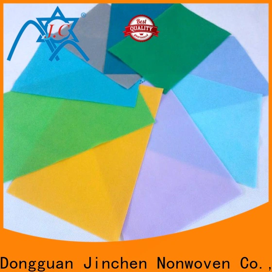Jinchen colorful pp spunbond non woven fabric manufacturer for sale