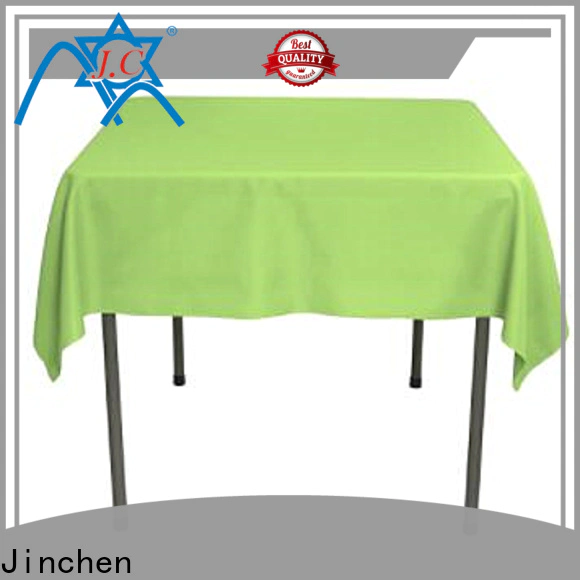 Jinchen tnt tablecloth supplier for restaurant