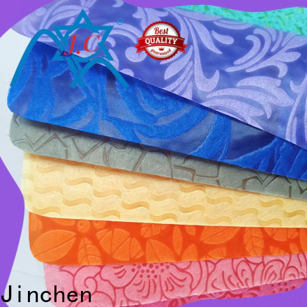 Jinchen non woven printed fabric rolls timeless design for furniture