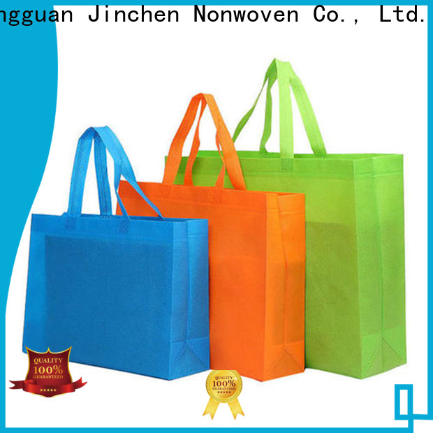Jinchen u cut non woven bags timeless design for supermarket