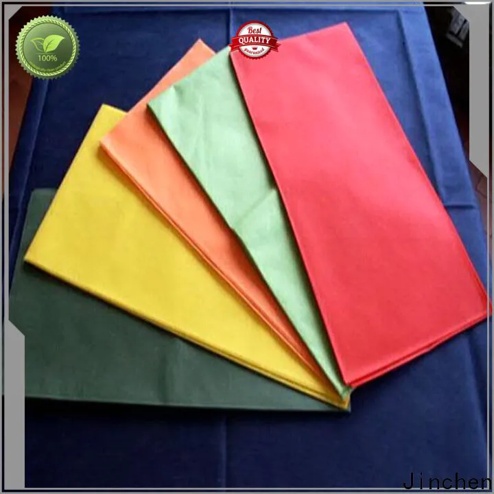 Jinchen non woven fabric tablecloth wholesale for dinning room