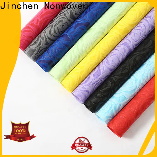 Jinchen customized embossed non woven fabric one-stop solutions for furniture