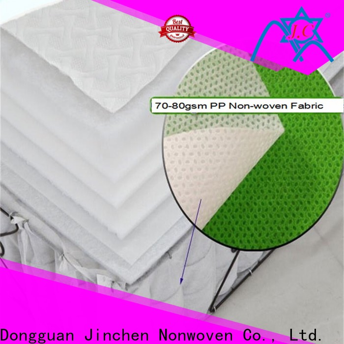 Jinchen good selling non woven manufacturer timeless design for bed