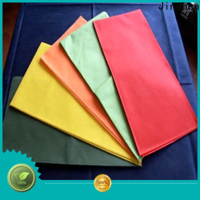 Jinchen nonwoven tablecloth producer for restaurant