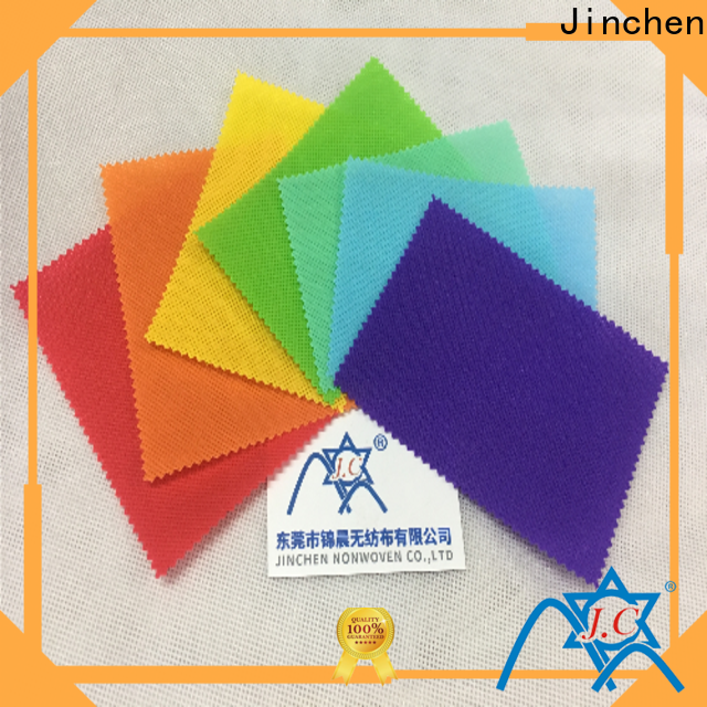Jinchen colorful polypropylene spunbond nonwoven fabric timeless design for furniture