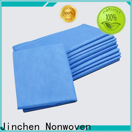 Jinchen latest non woven table covers timeless design for restaurant