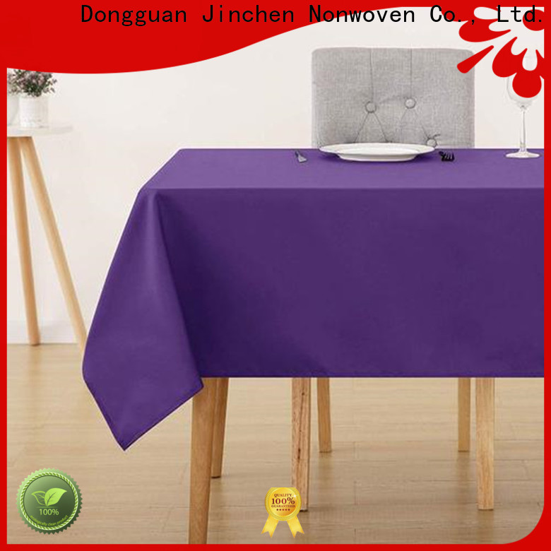 Jinchen tnt non woven fabric awarded supplier for dinning room