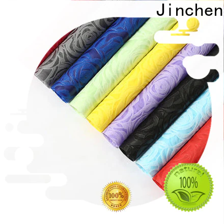 Jinchen reusable embossed non woven fabric factory for furniture