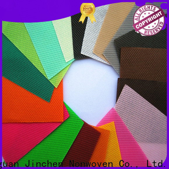 Jinchen colorful pp spunbond nonwoven fabric trader for sale