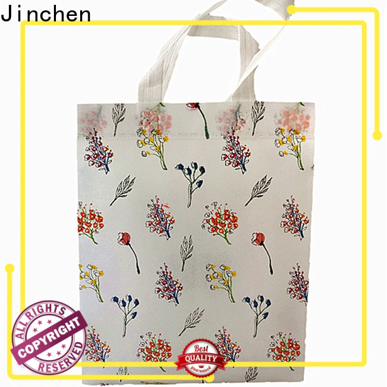 Jinchen recyclable non woven fabric bags exporter for supermarket