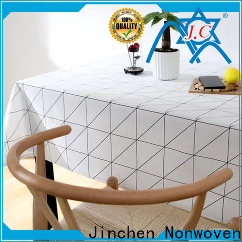 Jinchen fabric table cover one-stop services for restaurant