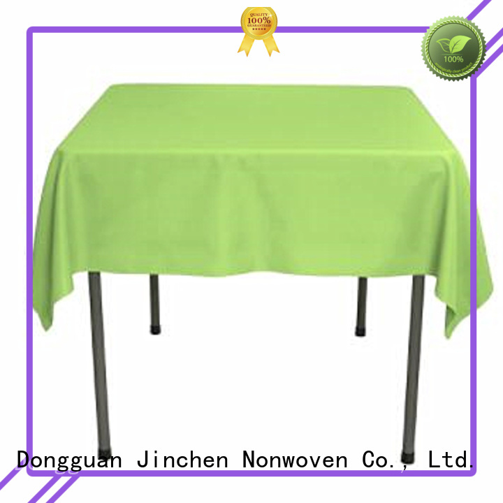 Jinchen fabric table cover for busniess for dinning room