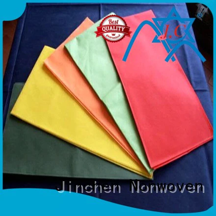 Jinchen nonwoven tablecloth wholesale for restaurant
