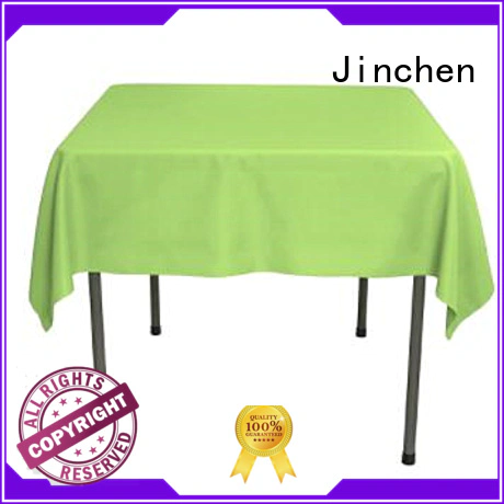 Jinchen waterproof fabric tablecloths with printing for sale